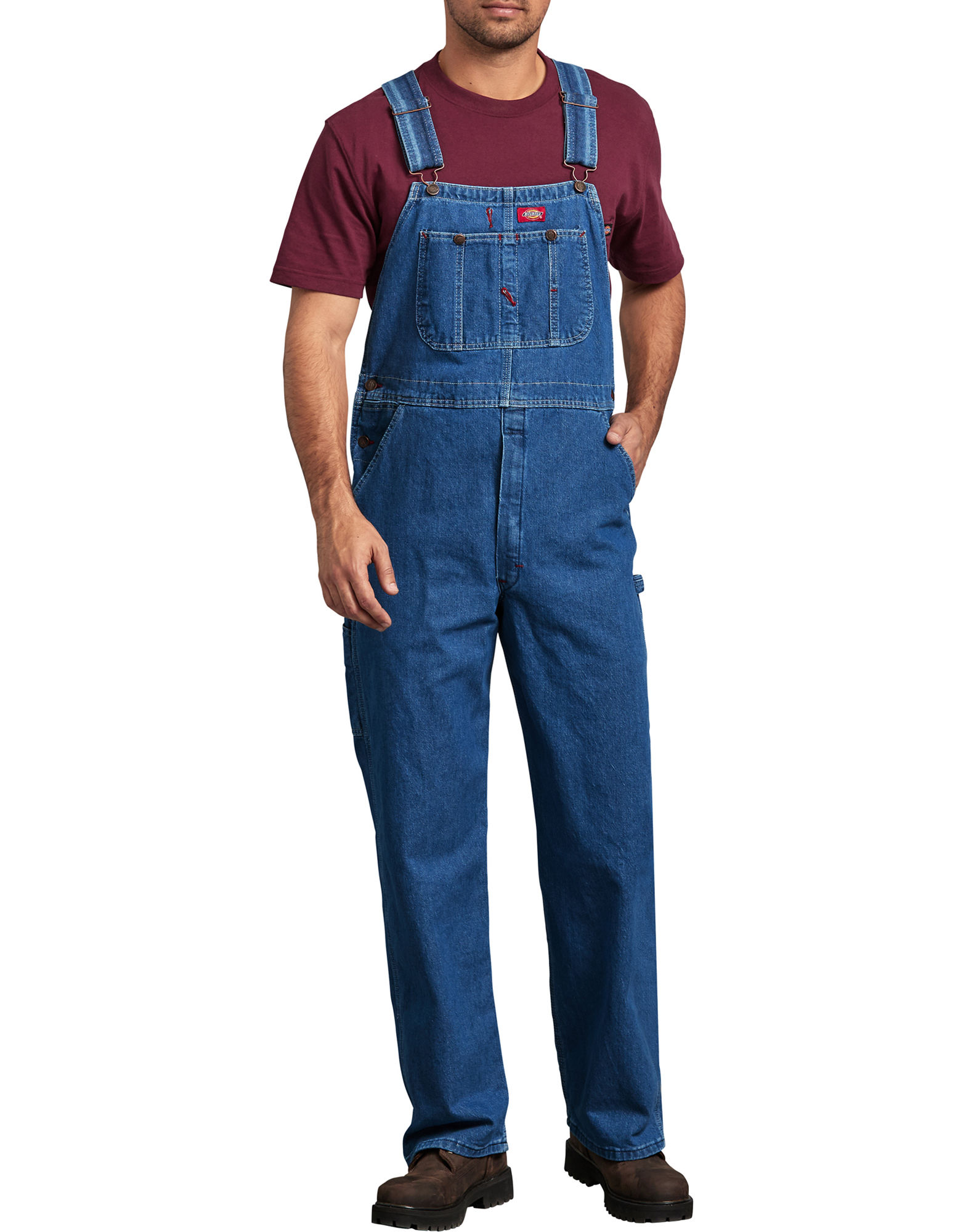 Stonewashed Indigo Bib Overalls