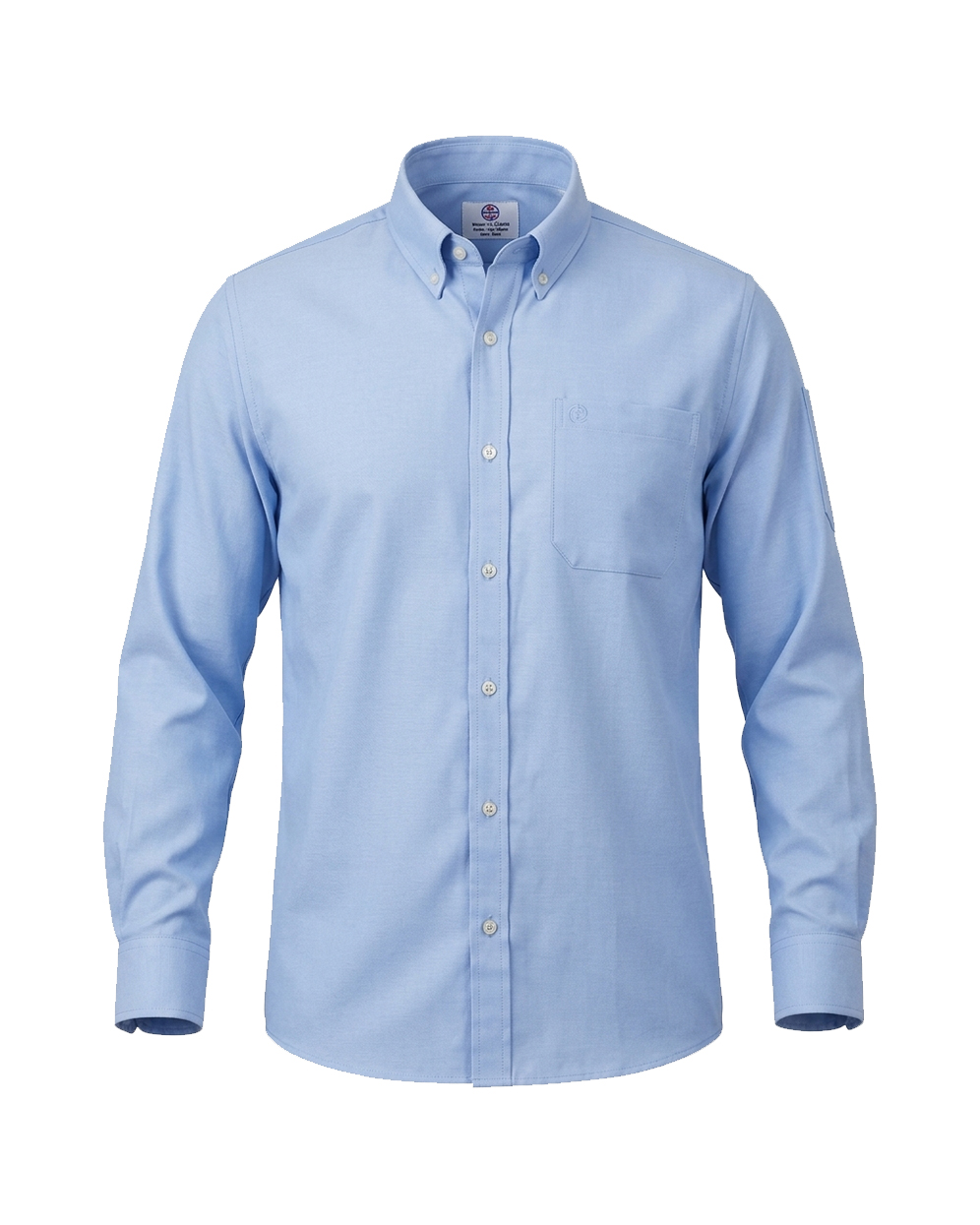 Oxford Weave Long-Sleeve Work Shirt